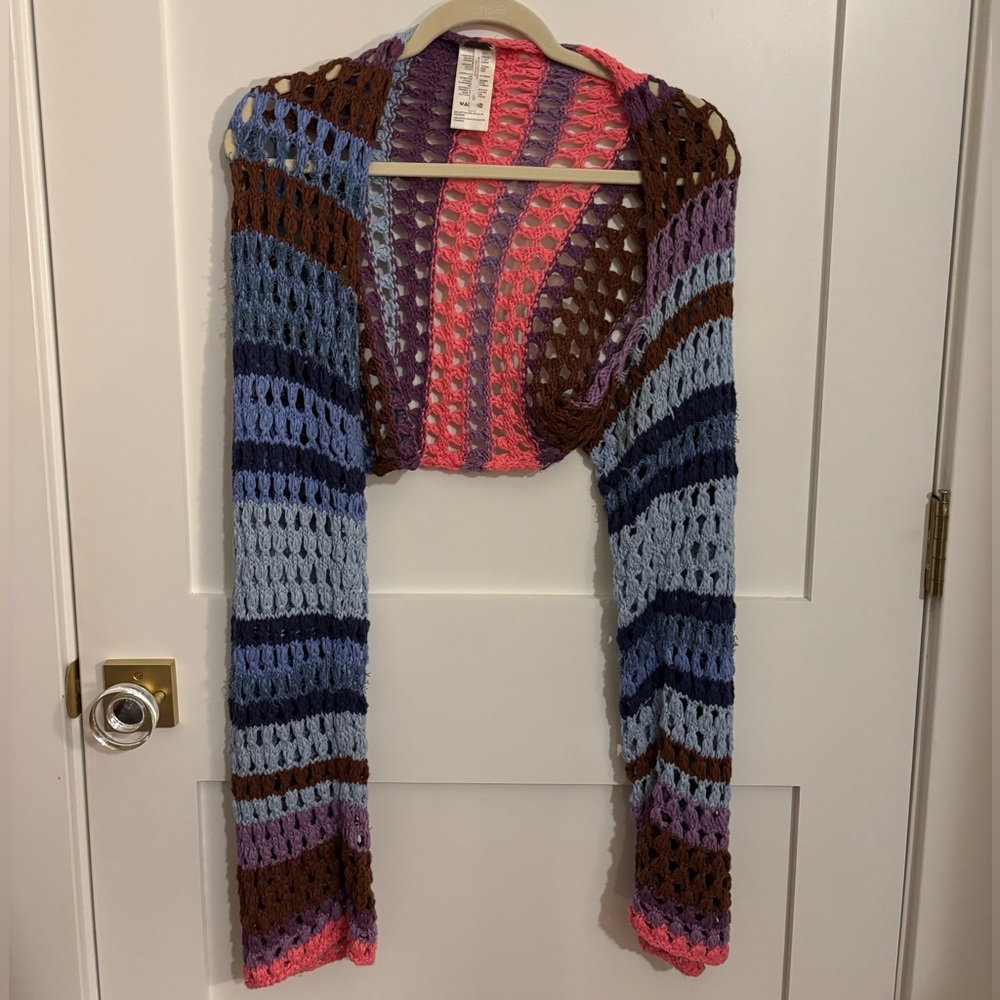 Free People knit shrug